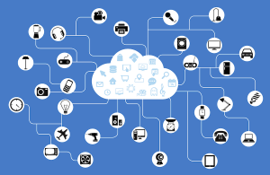 Graphic cloud with connections