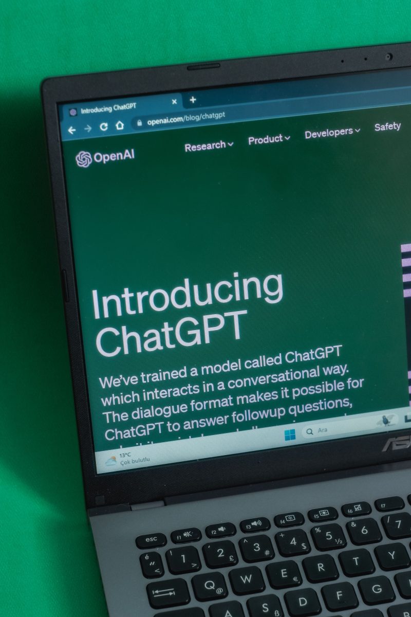 introducing ChatGPT on a computer screen