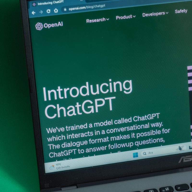 introducing ChatGPT on a computer screen