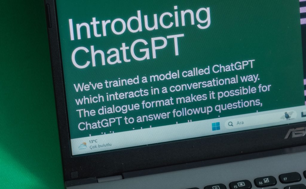 introducing ChatGPT on a computer screen